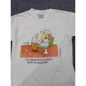 Vintage 1996 T Shirt Funny Balzout Universal Press Medium Graphic Tee USA Made